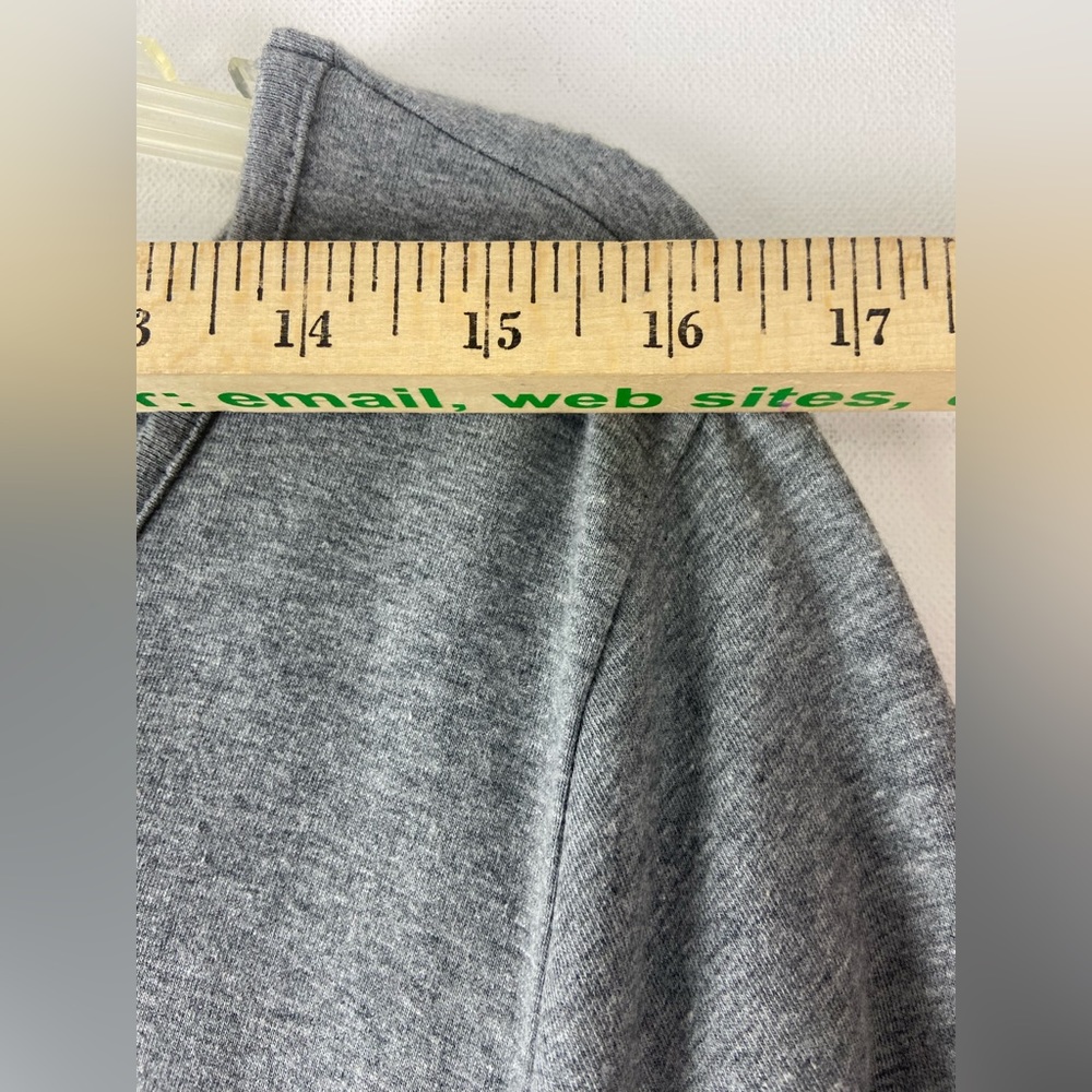 Belle Sky Gray Jersey Long Sleeve Maternity Dress Sz 1X (sku 191) - Picture 10 of 13